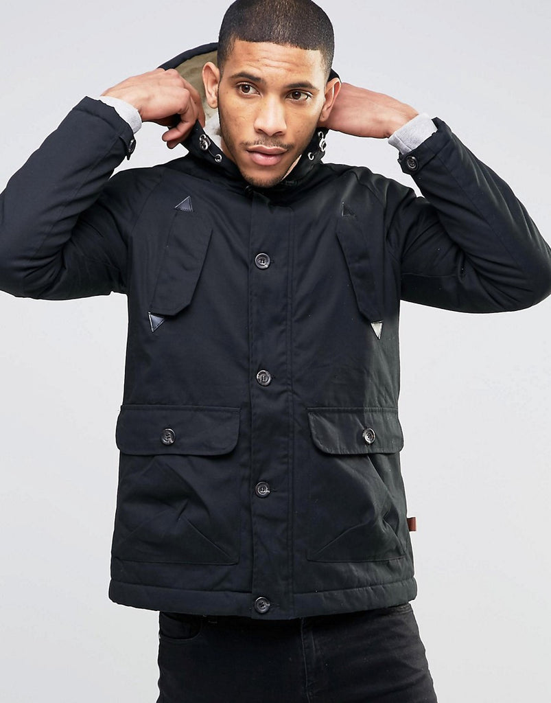 Bellfield Fleece Lined Cotton Parka