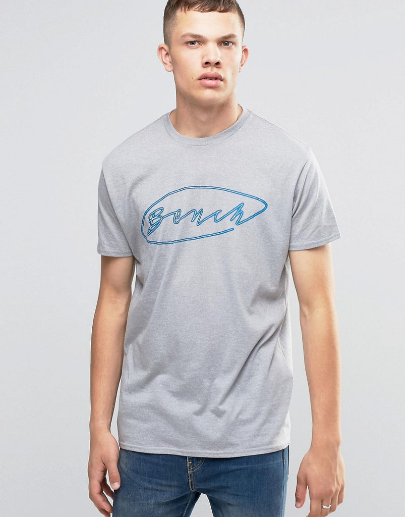 Bench Chest Logo T-Shirt in Gray
