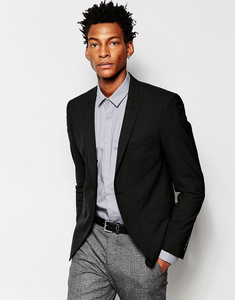 Selected Skinny Fit Black Blazer