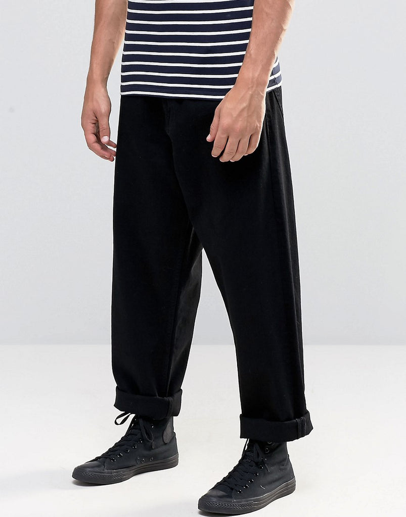 ASOS Oversized Jeans In Black Rinse