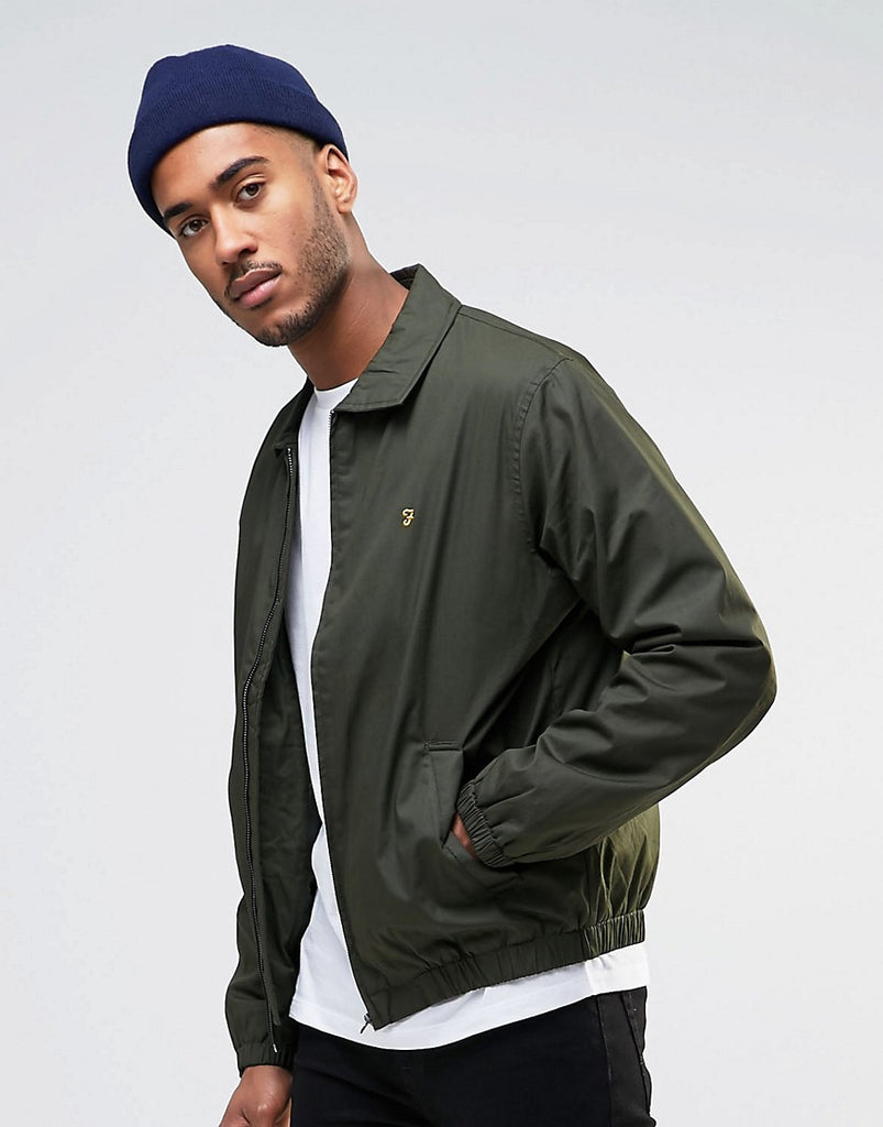 Farah Zip Thru Harrington Jacket
