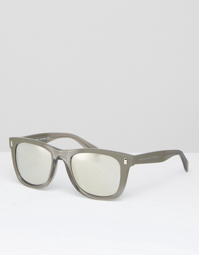 Marc By Marc Jacobs Square Sunglasses In Clear