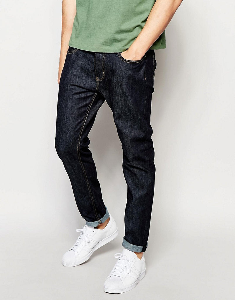 Threadbare Riley Skinny Jeans in Raw Wash