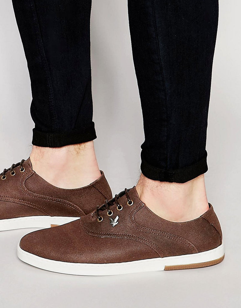 Lyle & Scott Connell Sneakers In Waxed Canvas