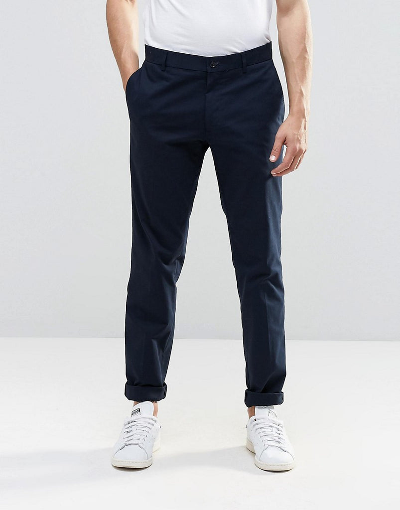 Vito Skinny Cotton Suit Pants