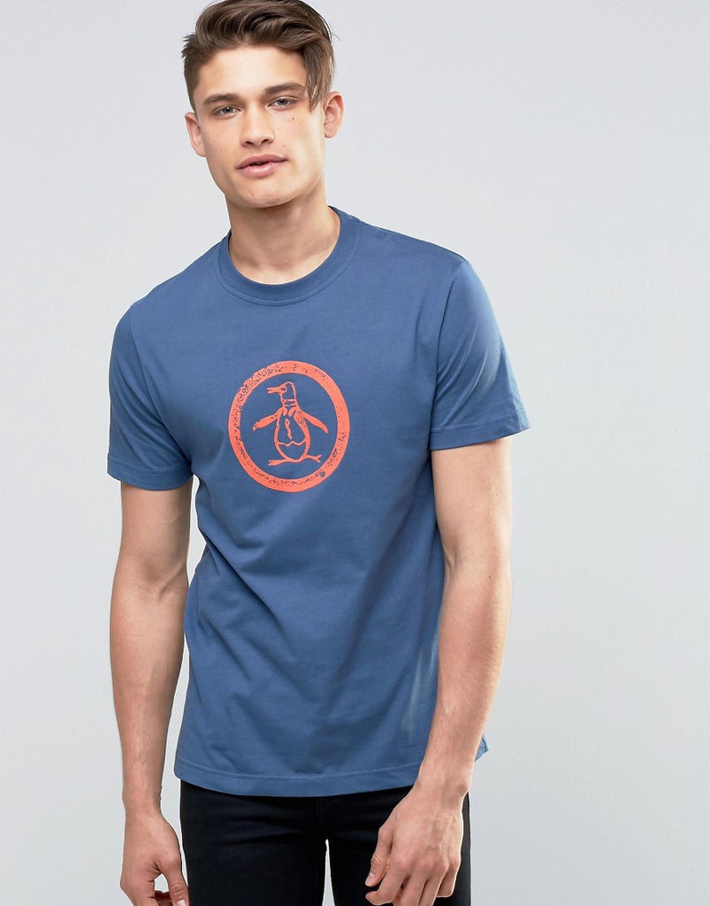 Original Penguin Distressed Circle Logo T-Shirt
