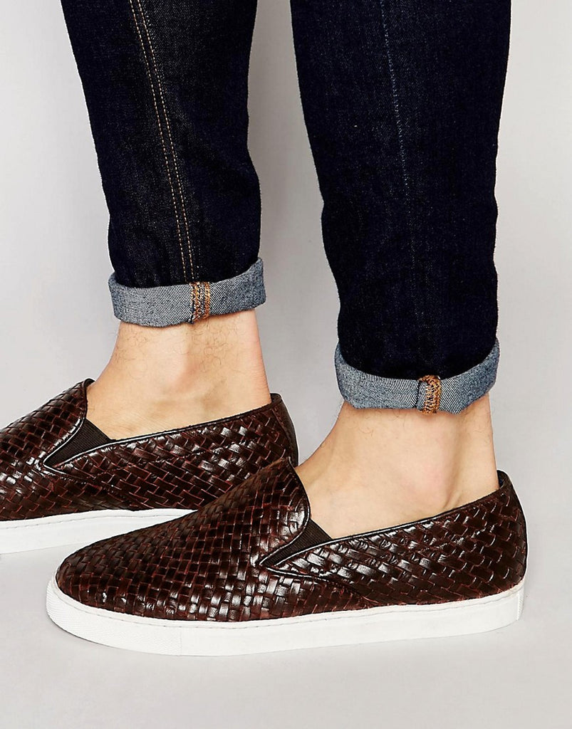 Rule London Woven Slip On Sneaker