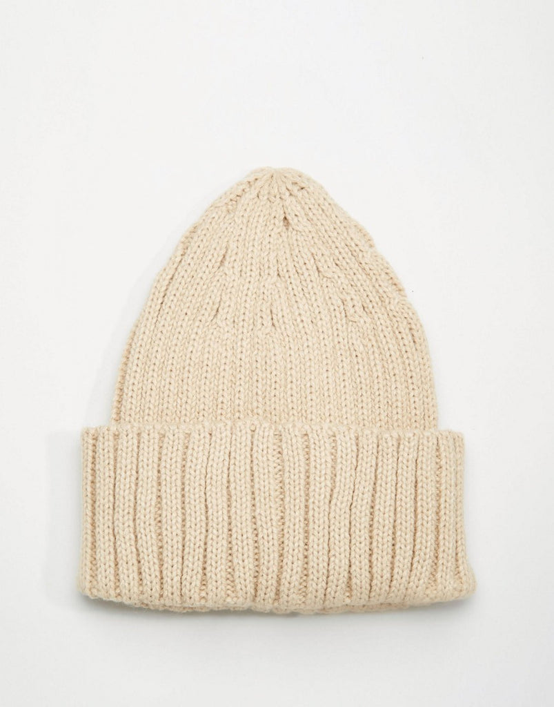 Gregory's Ribbed Beanie In Beige