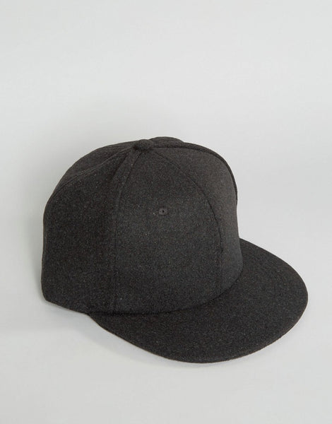 7X Felt Snapback in Gray
