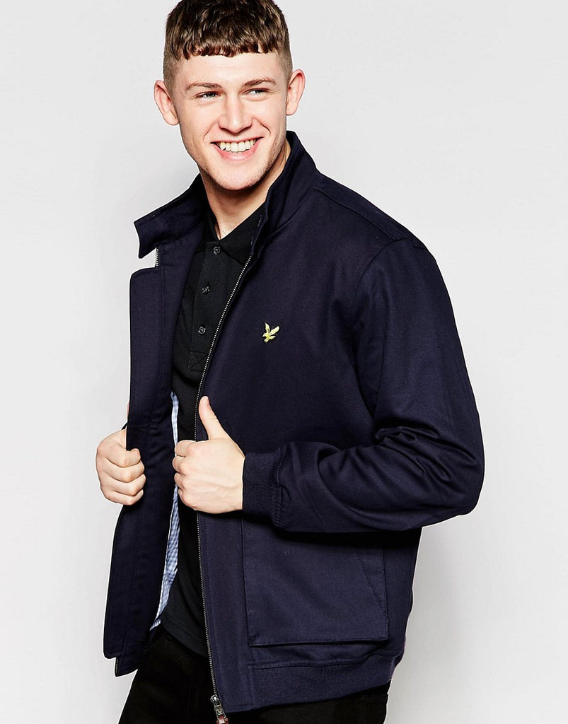 Lyle & Scott Gingham Lined Harrington Jacket