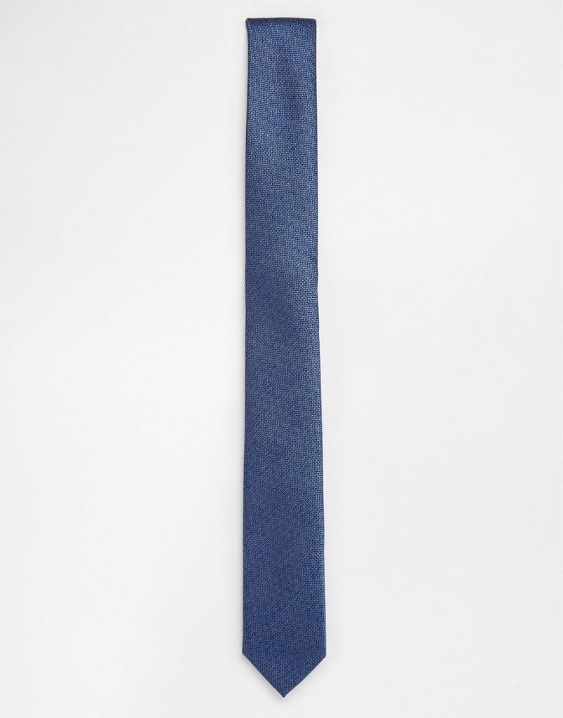 Devils Advocate Plain Tie In Colbolt Blue