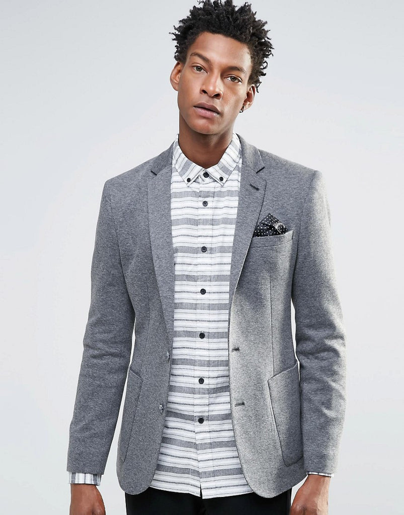 ASOS Super Skinny Blazer In Jersey