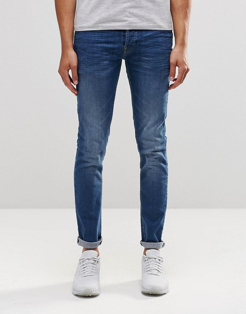 Firetrap Slim Fit Jean with Button Fastening Fly