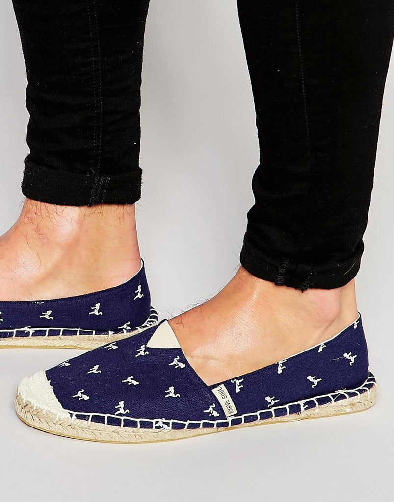 Brave Soul Espadrilles With Flamingo Print