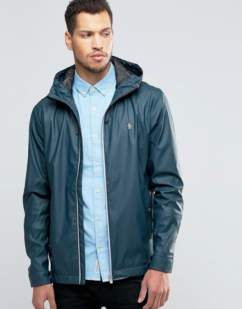 Original Penguin Rubber Rain Jacket