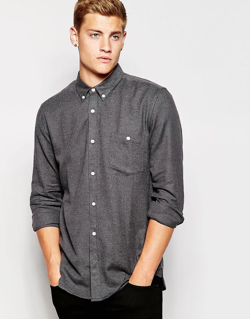 French Connection Plain Flannel Shirt