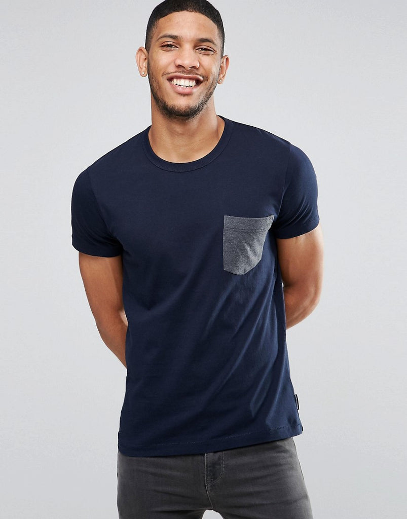 French Connection Contrast Pocket T-Shirt