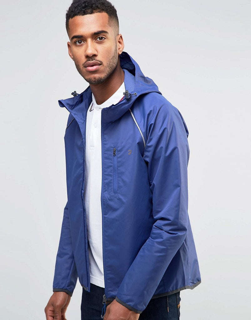 Farah Hadlow Lightweight Zip Thru Jacket with Hood