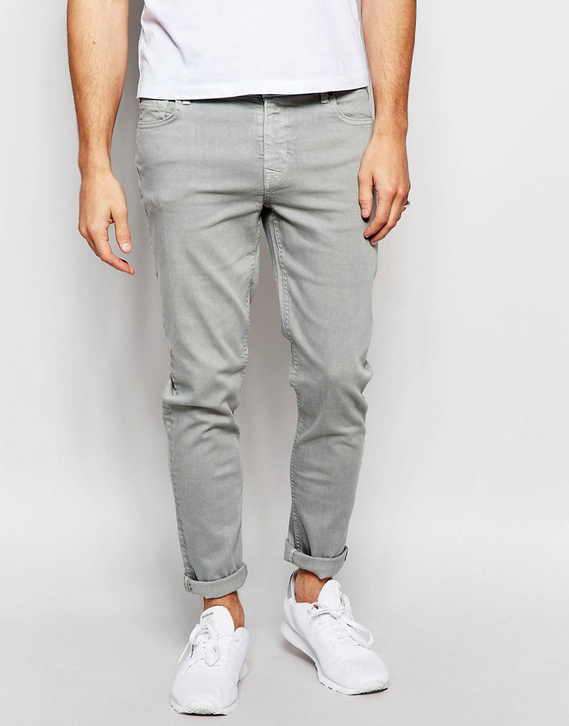 Hoxton Denim Washed Gray Skinny Jean
