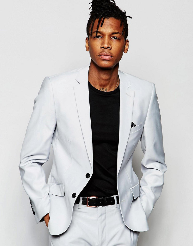 French Connection Cotton Satin Wedding Suit Jacket