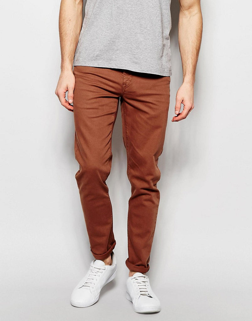ASOS Skinny Jeans In Rust